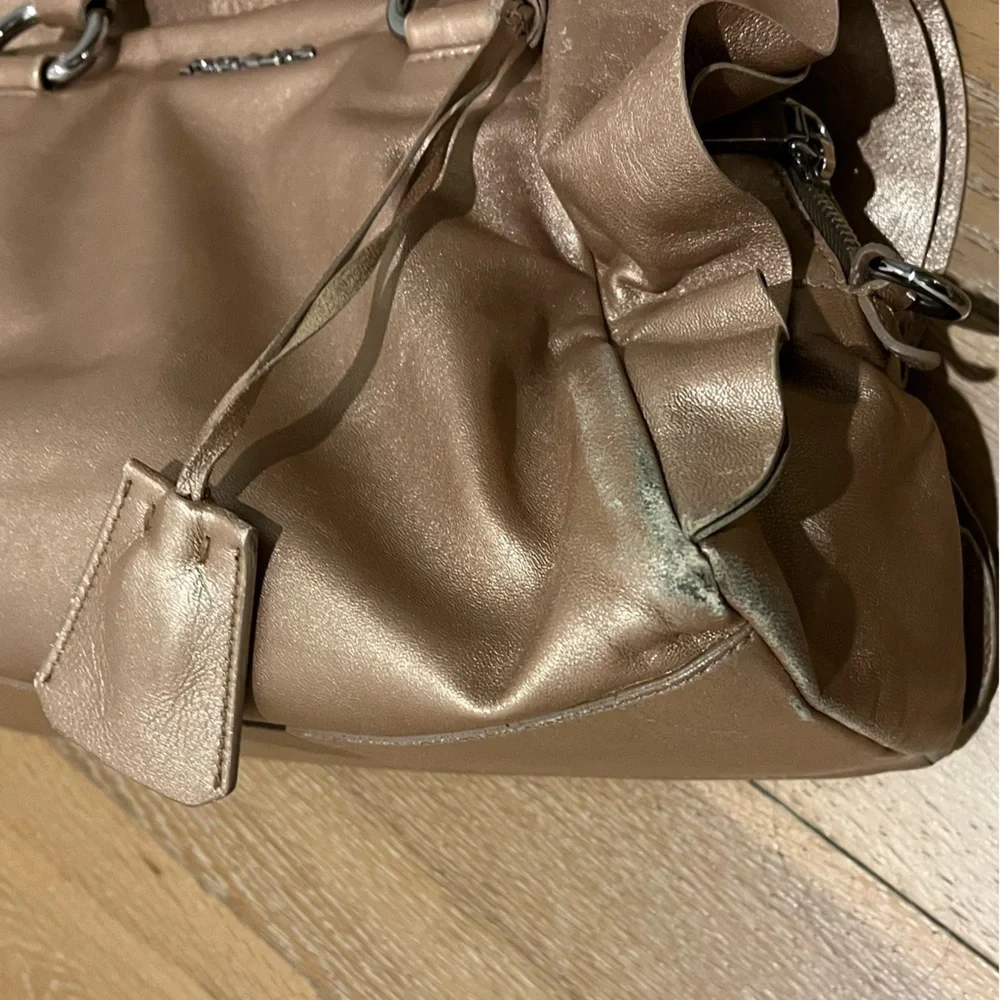 Prada Women's Tan Leather top handle bag used - Picture 9 of 12
